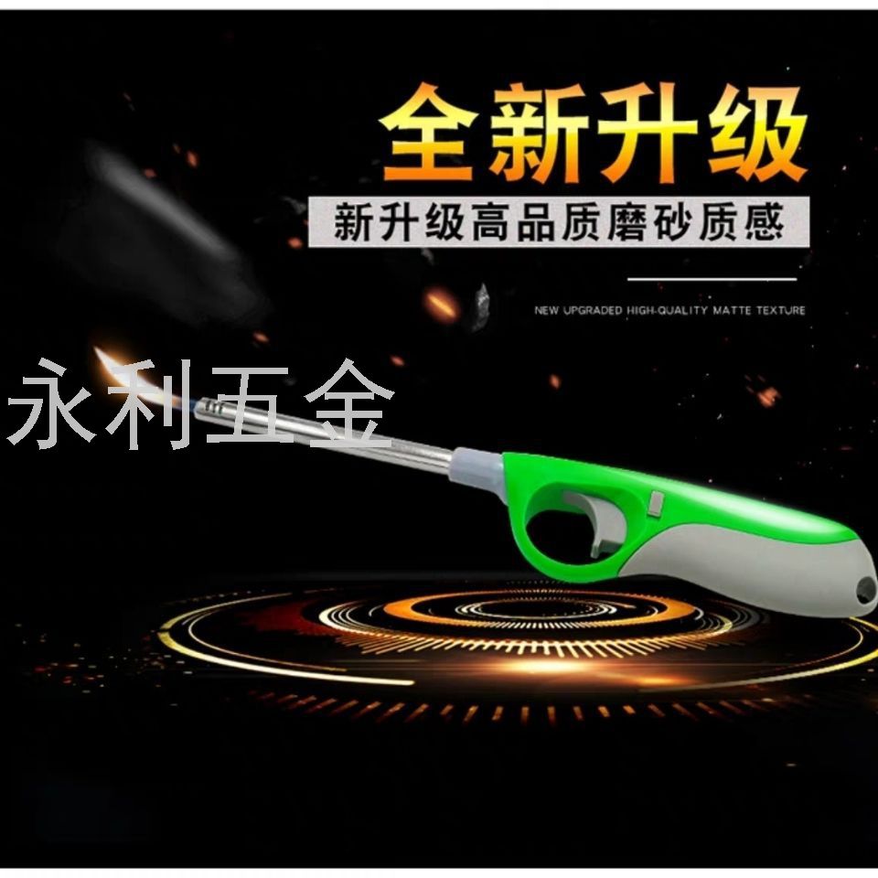 Open Flame Burning Torch Electronic Ignition Device Gas Stove Natural Gas Kitchen Lighter Candle Long Mouth Igniter