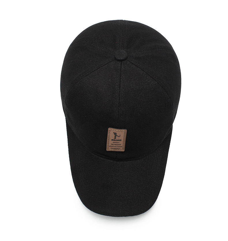 Autumn and Winter Men's Trendy Couple Korean Style Baseball Cap Hip Hop Sandwich Brim Peaked Cap Outdoor Casual Lovers' Hat Autumn and Winter Men's Trendy Couple Korean Style Baseball Cap Hip Hop Sandwich Brim Peaked Cap Outdoor Casual Lovers' Hat