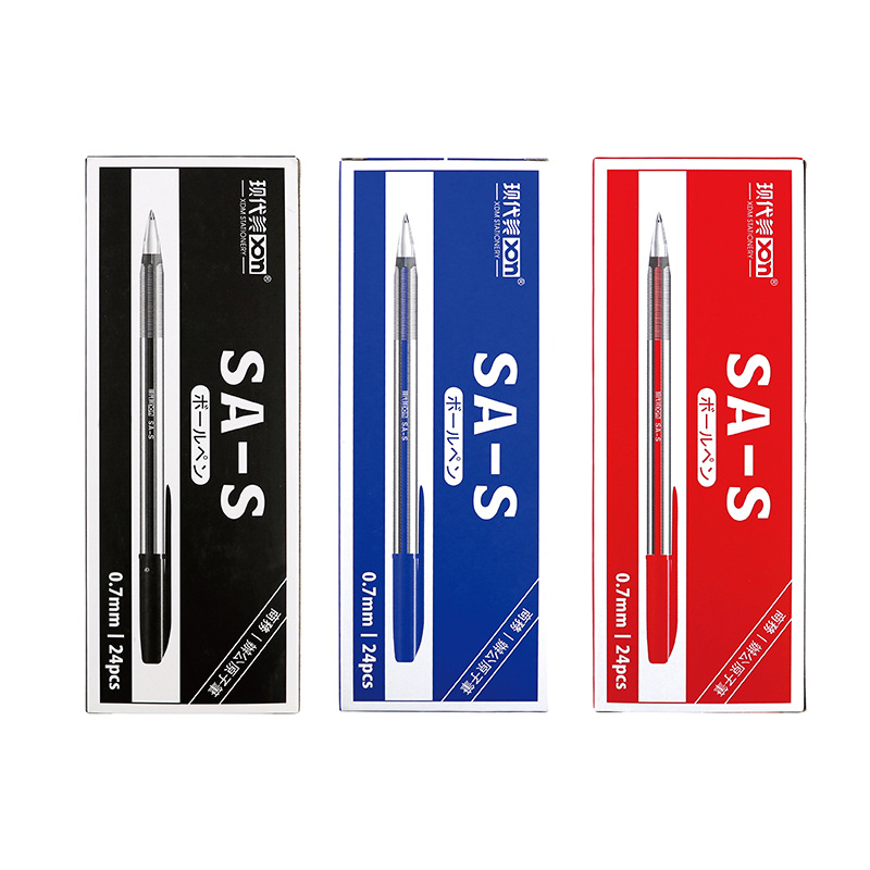 Modern Beauty SA-S Triple-Color Eyeshadow Pencil Cap Ballpoint Pen Learning Office Student Business Pen Teacher Correction Pen Factory Direct Supply