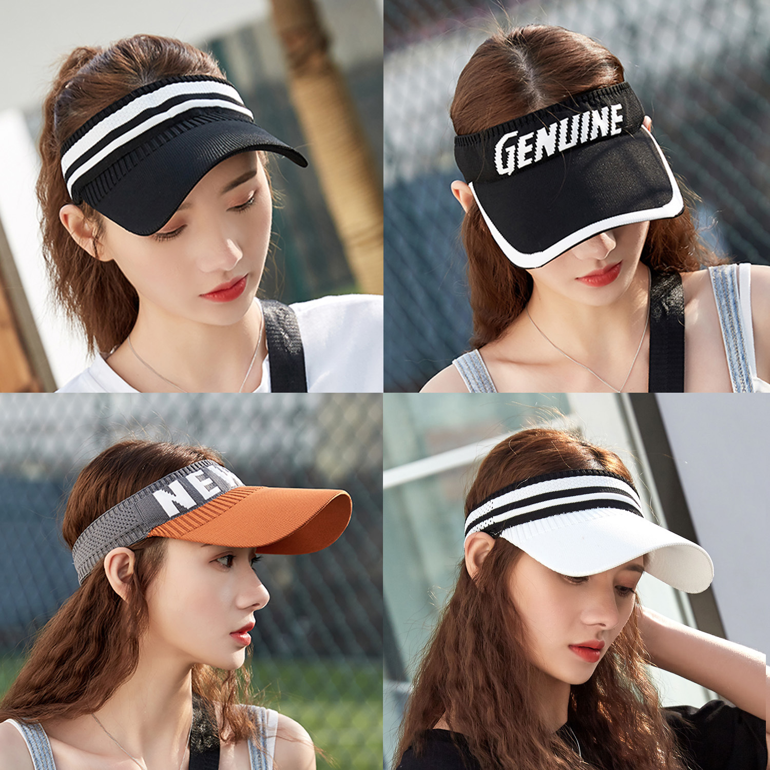 Topless Hat Women&#039;s Sports Summer Outdoor Running Baseball Cap Sweat-Absorbent Sun Hat Women&#039;s Sun Protection Korean Style Peaked Sun Hat