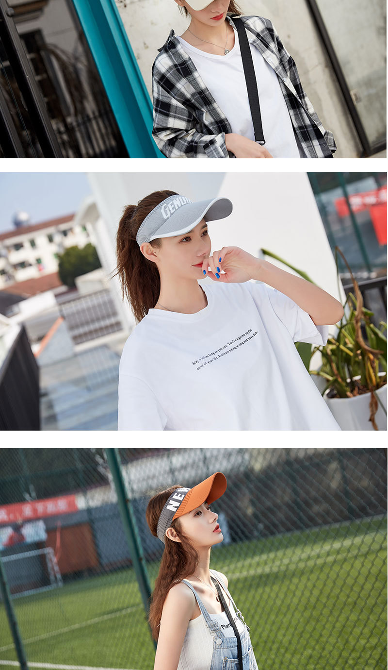 Topless Hat Women's Sports Summer Outdoor Running Baseball Cap Sweat-Absorbent Sun Hat Women's Sun Protection Korean Style Peaked Sun Hat Topless Hat Women's Sports Summer Outdoor Running Baseball Cap Sweat-Absorbent Sun Hat Women's Sun Protection Korean Style Peaked Sun Hat