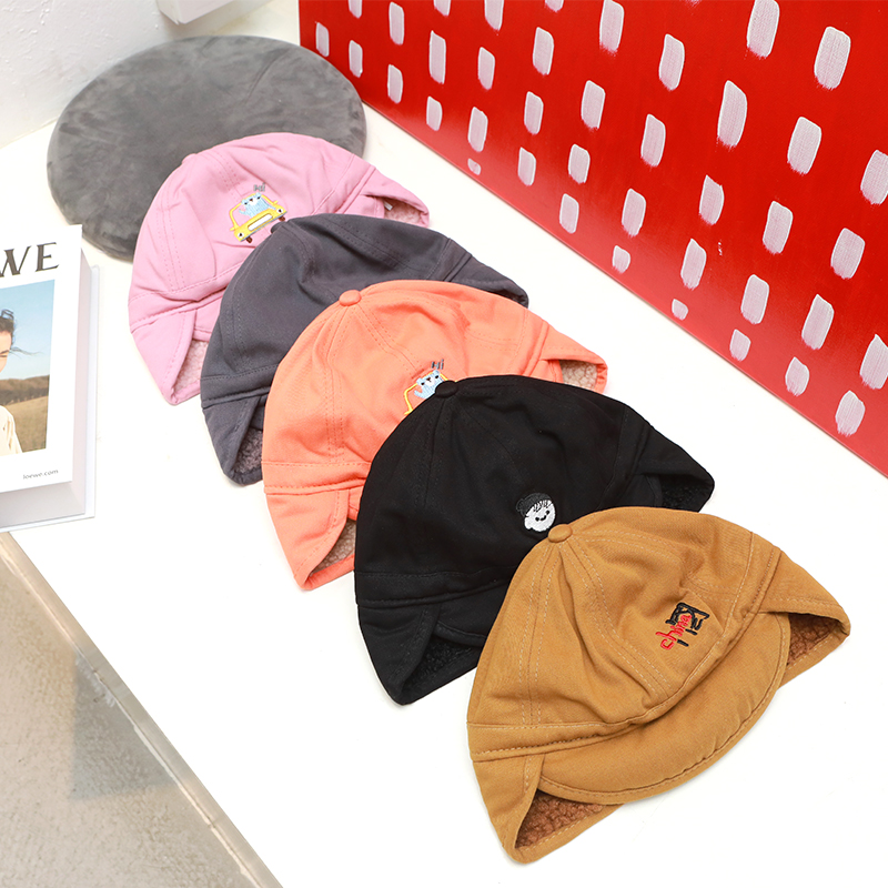 Children&#039;s Hat Winter Boys Ushanka Baby Earmuffs Hat Boys and Girls Wind-Proof Cap Warm Hat