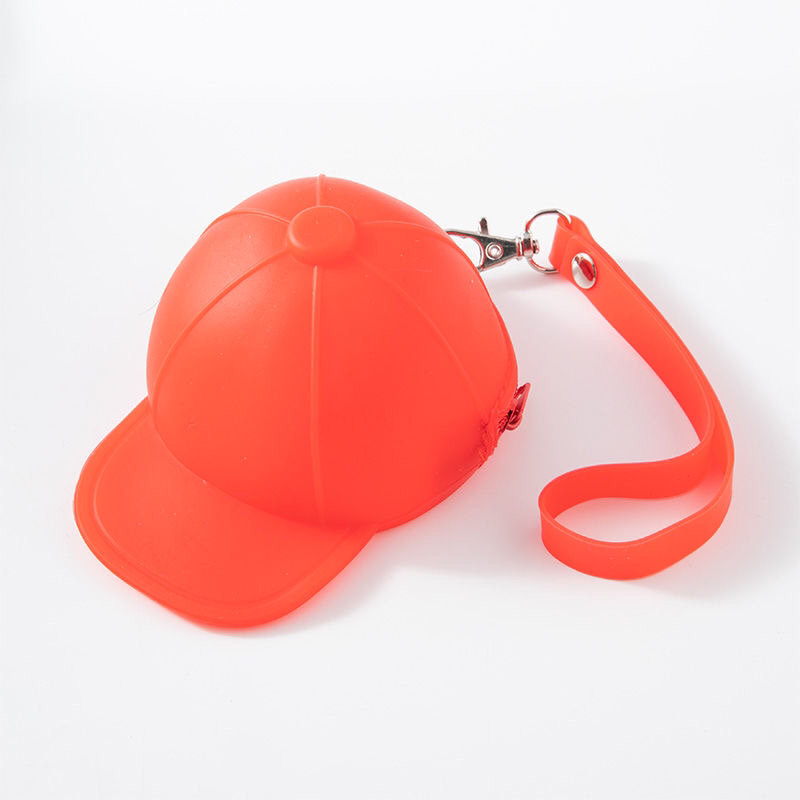 Korean Cute Cartoon Candy Color Baseball Cap Coin Bag Mini Hat Key Case Silicone Female Coin Clutch Korean Cute Cartoon Candy Color Baseball Cap Coin Bag Mini Hat Key Case Silicone Female Coin Clutch