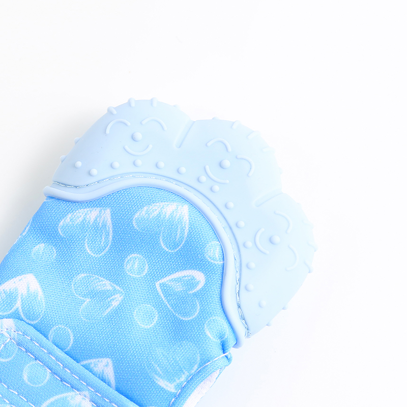 Silicone Boxing Gloves Flower Baby Mouth Expected Silicone Molar Gloves Baby Prevent Hand Sucking Bite Hands
