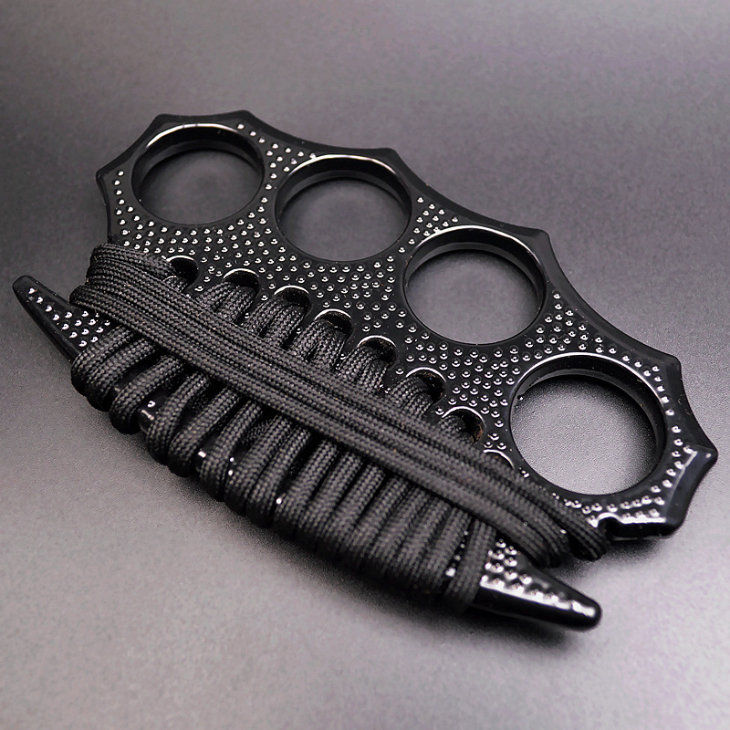 Summoner Iron Four-Finger Tiger Self-Defense Weapon Tiger Ring Boxing Gloves Hand Buckle Finger Holder Hand Chapelet Boxing Ring Defense Supplies Summoner Iron Four-Finger Tiger Self-Defense Weapon Tiger Ring Boxing Gloves Hand Buckle Finger Holder Hand Chapelet Boxing Ring Defense Supplies