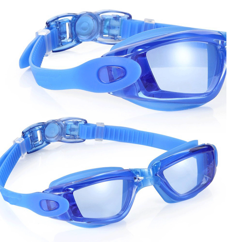 Swimming Glasses Silicone Transparent Swimming Goggles Unisex Swimming Goggles Plain Light Diving Mask Swimming Equipment Factory Direct Sales