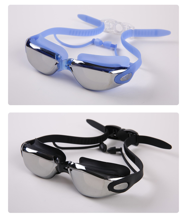 Swimming Goggles Adult Waterproof Silicone Swimming Goggles Myopia Swimming Glasses Goggles Anti-Fog Electroplating Swimming Goggles Set Wholesale Swimming Goggles Adult Waterproof Silicone Swimming Goggles Myopia Swimming Glasses Goggles Anti-Fog Electroplating Swimming Goggles Set Wholesale