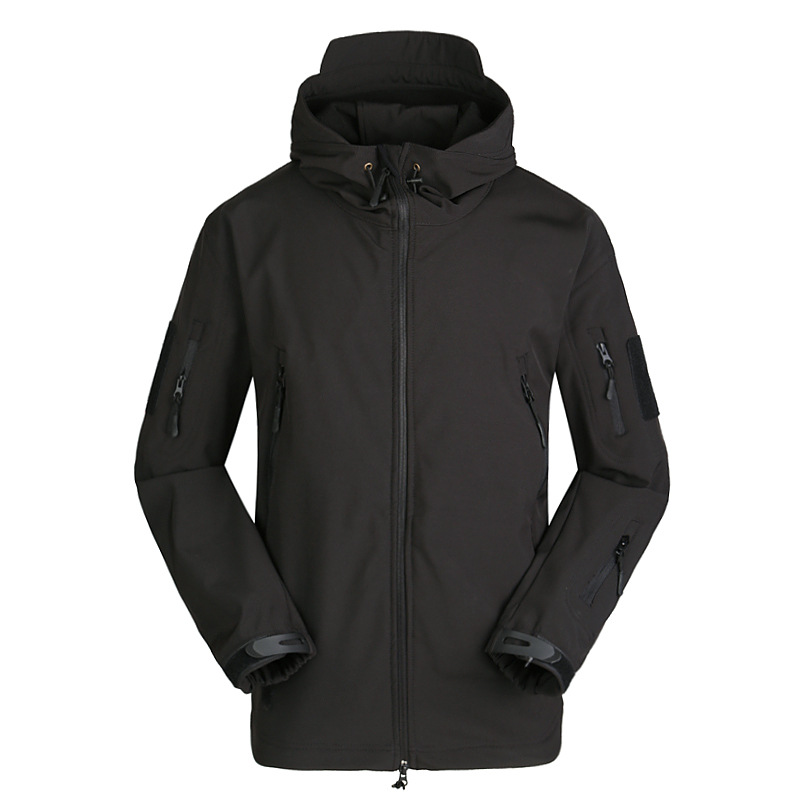 Men&#039;s Shell Jacket Fleece Outdoor Jacket Warm Cycling Clothing Winter