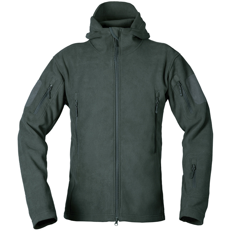 Factory Supply Outdoor Autumn And Winter Stand Collar Fleece Sweater Waterproof Thermal Tactical Shell Jacket Spot Cross-Border Supply