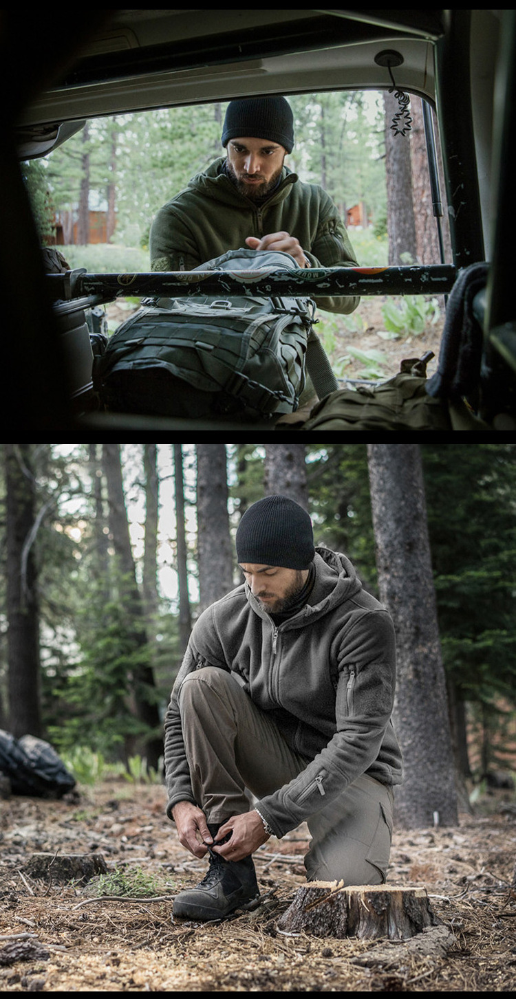 Factory Supply Outdoor Autumn And Winter Stand Collar Fleece Sweater Waterproof Thermal Tactical Shell Jacket Spot Cross-Border Supply