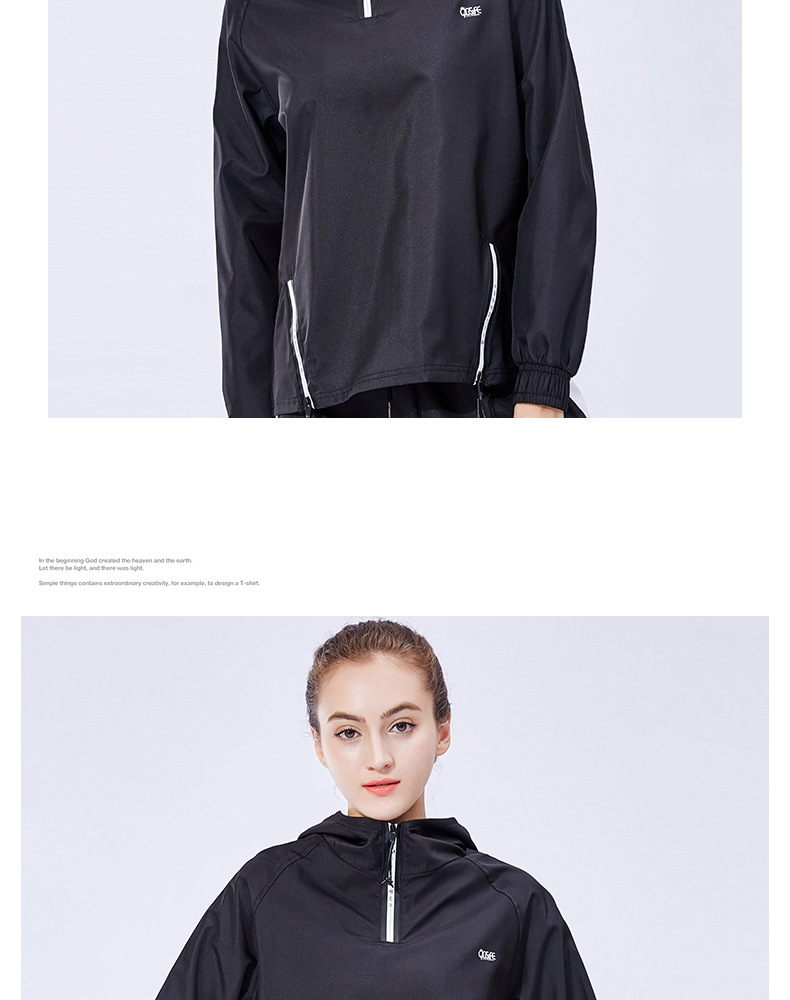 Outdoor wear long-sleeved, loose, casual hooded blazer smock for women's running jacket New fall 2019 outdoor wear long-sleeved, loose, casual hooded blazer smock for women's running jacket