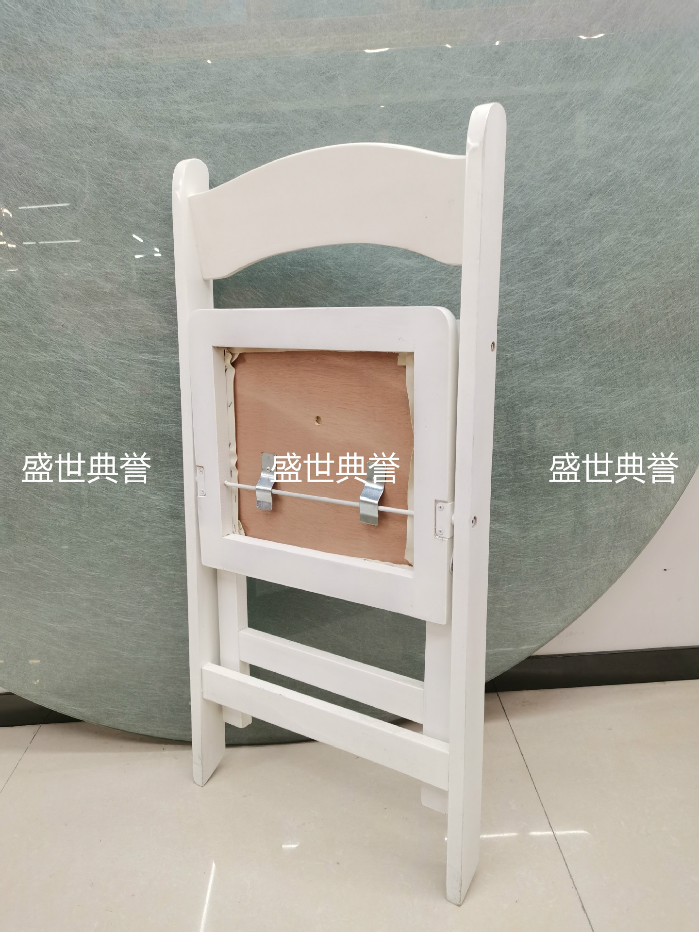 Outdoor folding chair Outdoor wedding solid wood folding chair banquet party white chair Outdoor folding chair Outdoor wedding solid wood folding chair banquet party white chair
