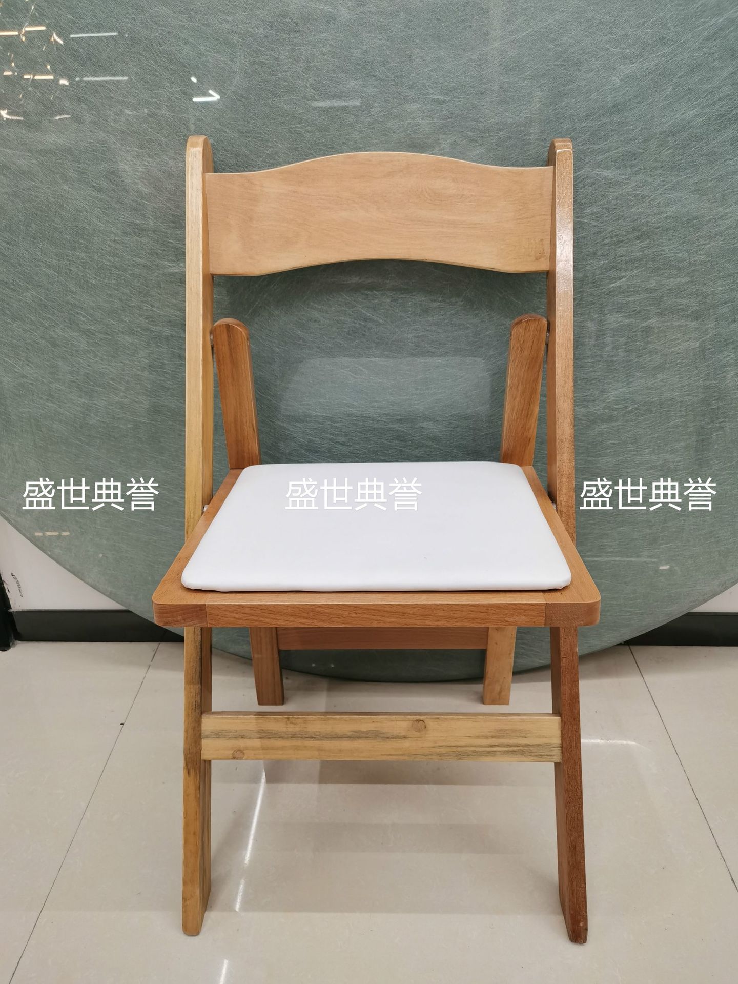 Outdoor folding chair Outdoor wedding solid wood folding chair banquet party white chair Outdoor folding chair Outdoor wedding solid wood folding chair banquet party white chair