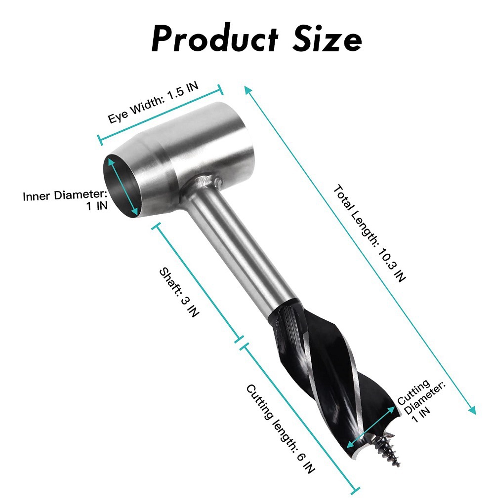 New Woodworking Hand Drill Outdoor Multi-Functional Survival Drill Hand Twist Drill Manual Auger New Woodworking Hand Drill Outdoor Multi-Functional Survival Drill Hand Twist Drill Manual Auger