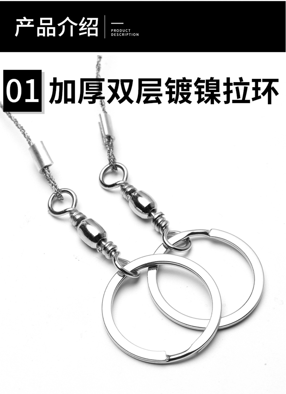 Outdoor Survival Saw Equipment Wire Saw Coping Saw Stainless Steel Wire Rope Multi-Directional Wire Saw Outdoor Survival Saw Equipment Wire Saw Coping Saw Stainless Steel Wire Rope Multi-Directional Wire Saw
