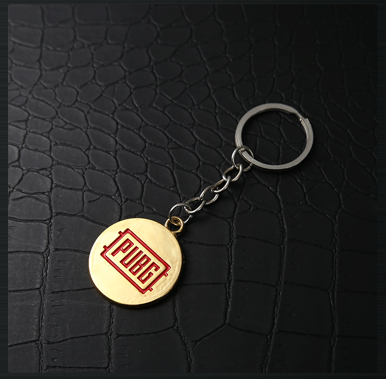 Jesus Survival Alloy Number Plate Keychain Model Eating Chicken Escape Killing Metal Number Plate Keychain Wholesale