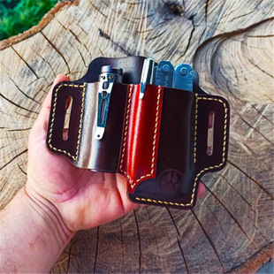 Retro Leather EDC Tactical Tool Storage Leather Case Waist Hanging Outdoor Survival Kit One Piece Dropshipping Retro Leather EDC Tactical Tool Storage Leather Case Waist Hanging Outdoor Survival Kit One Piece Dropshipping