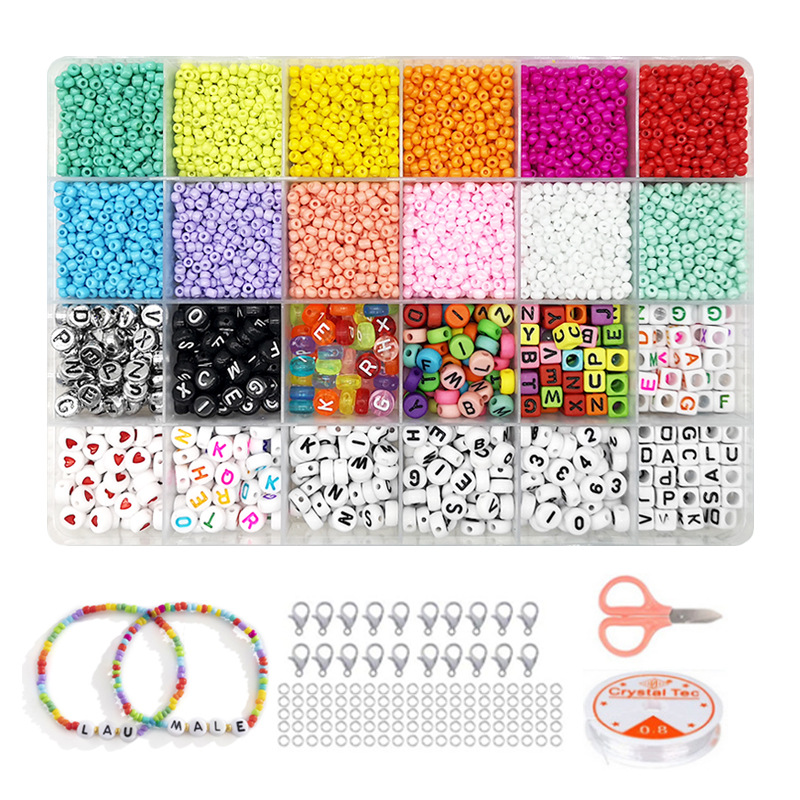 Amazon New 24/28 Grid Hole Glass Beads Paint Beads Acrylic Letter Bead DIY Beaded Set Amazon New 24/28 Grid Hole Glass Beads Paint Beads Acrylic Letter Bead DIY Beaded Set