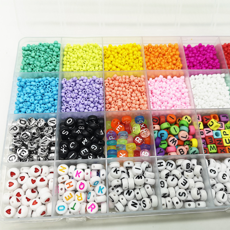 Amazon New 24/28 Grid Hole Glass Beads Paint Beads Acrylic Letter Bead DIY Beaded Set Amazon New 24/28 Grid Hole Glass Beads Paint Beads Acrylic Letter Bead DIY Beaded Set