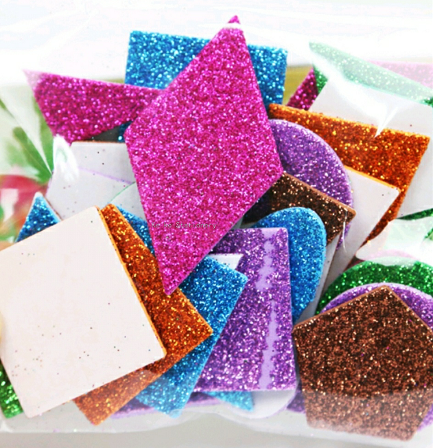 Eva Sticker Children&#039;s Sponge Paper Small Patch with Adhesive Children&#039;s Handmade Eva 3D Stickers DIY