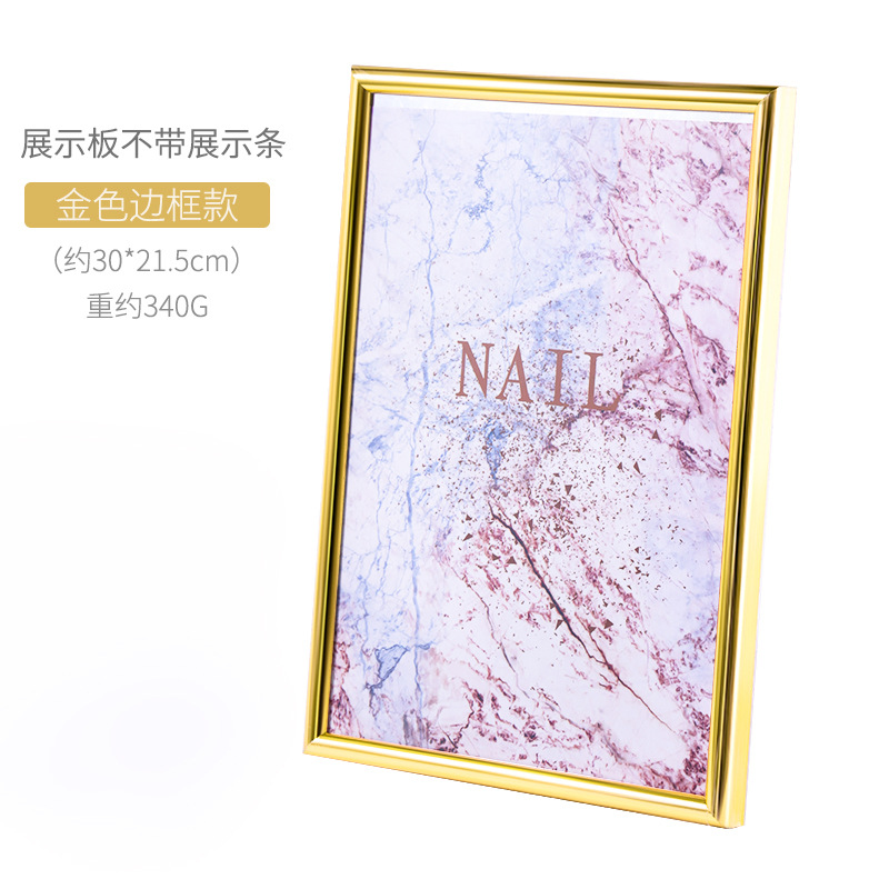 Manicure Display Photo Frame Movable Position Nail Salon Finished Japanese Display Stand Double-Sided Adhesive Tape