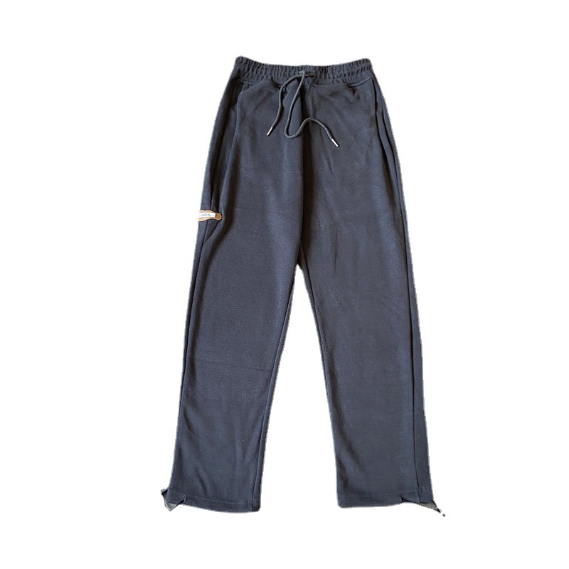 Spot Goods Ader2021 Autumn New Loose Closed Small Sticker Cloth Ankle-Tied Sweatpants Men&#039;s and Women&#039;s Casual Trousers