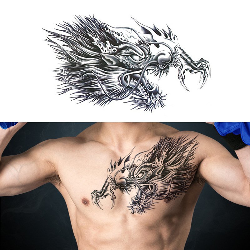 Tattoo Sticker Big Picture Factory in Stock Wholesale Custom over Shoulder Dragon Tattoo Sticker Tattoo Sticker Big Picture Factory in Stock Wholesale Custom over Shoulder Dragon Tattoo Sticker