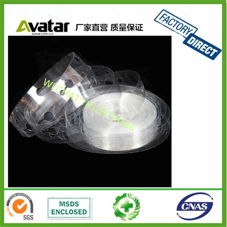 5M Plastic Clear Single Double Holes Balloon Tape Strip Garland String Balloon Accessories Clear Balloon Chain