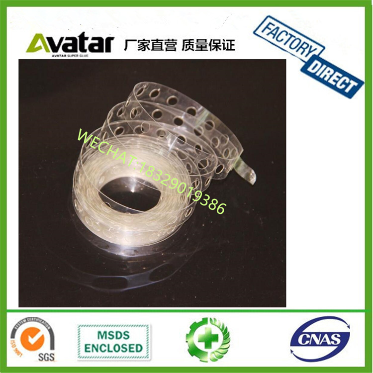 5M Plastic Clear Single Double Holes Balloon Tape Strip Garland String Balloon Accessories Clear Balloon Chain