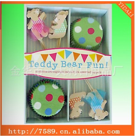 manufacturer's direct sale exquisite color box cake paper cup FDA SGS certification.