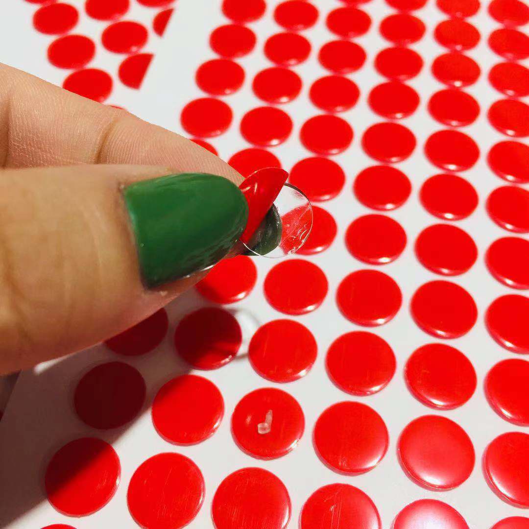 Red Film White Paper Acrylic Dots Transparent Double Adhesive Tape Strong and High Viscosity Seamless Waterproof Bathroom Home Decoration Nano Glue