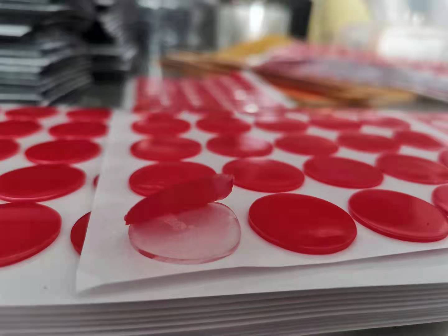 Red Film White Paper Acrylic Dots Transparent Double Adhesive Tape Strong and High Viscosity Seamless Waterproof Bathroom Home Decoration Nano Glue Red Film White Paper Acrylic Dots Transparent Double Adhesive Tape Strong and High Viscosity Seamless Waterproof Bathroom Home Decoration Nano Glue