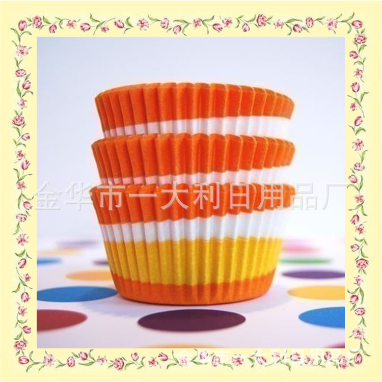  Multi-Color Printing Paper Cup Cake High Temperature Resistance Anti-Oil Paper Cake Cup Baking Cake Paper Tray