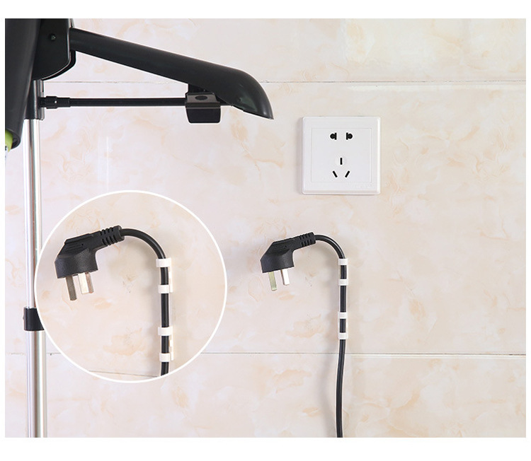 Self-Adhesive Wire Fixed Device Mini Double-Sided Adhesive Tape Cord Manager Nailless Traceless Data Cable Wire Fastening Clamp Self-Adhesive Wire Fixed Device Mini Double-Sided Adhesive Tape Cord Manager Nailless Traceless Data Cable Wire Fastening Clamp