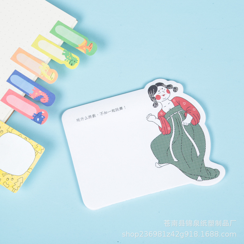 Factory Wholesale Cute Cartoon Creativity Sticky Notes Square Shaped Note Sticker Printing Note Paper Customization plus Logo Factory Wholesale Cute Cartoon Creativity Sticky Notes Square Shaped Note Sticker Printing Note Paper Customization plus Logo