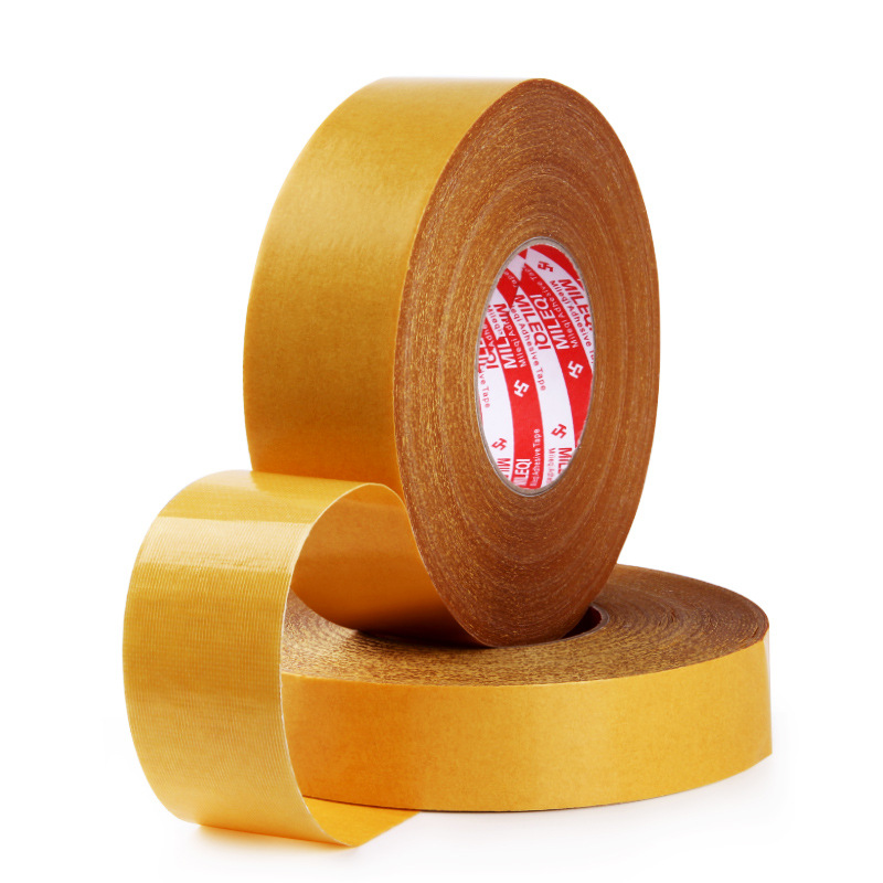 Miloqi Duct Tape Grid Tape Double-Sided Carpet Tape High Sticky Tape Floor Adhesive Tape Cloth Double-Sided Tape