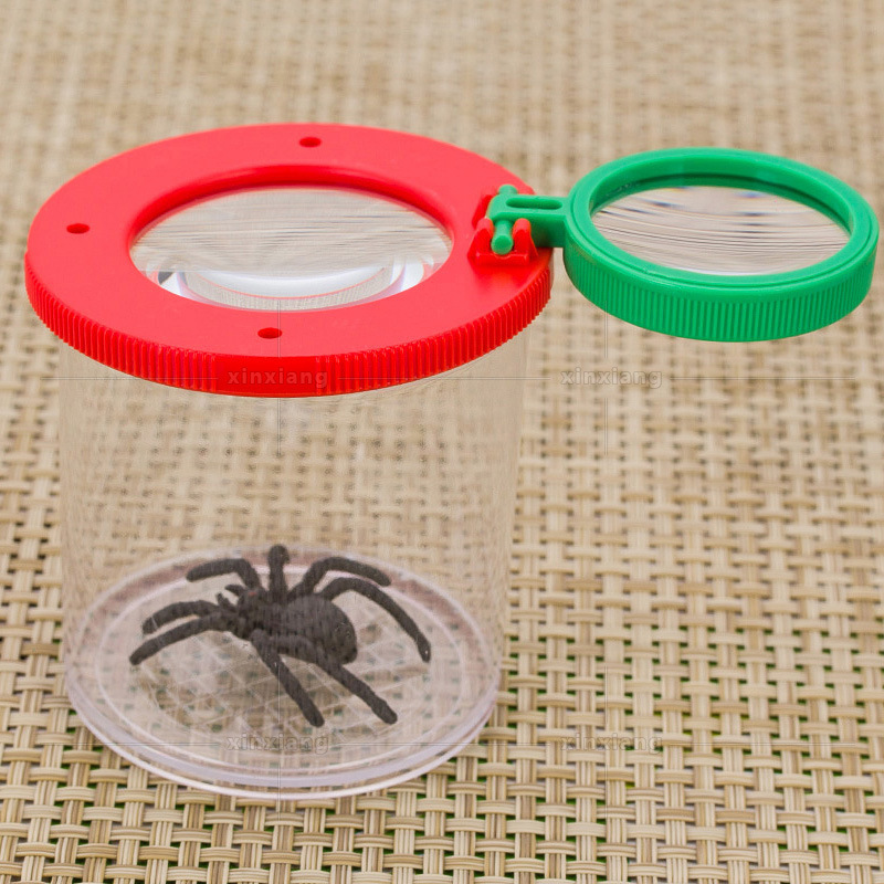 3 Times 6 Times Observation Insect Small Animal round Magnifying Glass Crawler Classroom Outdoor Teaching Educational Toy Viewer