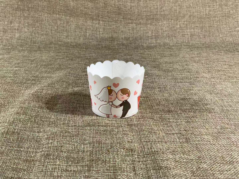 Cake Cup, Machine Production Cup Roll Mouth Cup Gold and Silver Paper Cup Aluminum Foil Cake Cup Cake Cup Paper Cups Cake Tray Anti-Oil Paper Cup Saucer