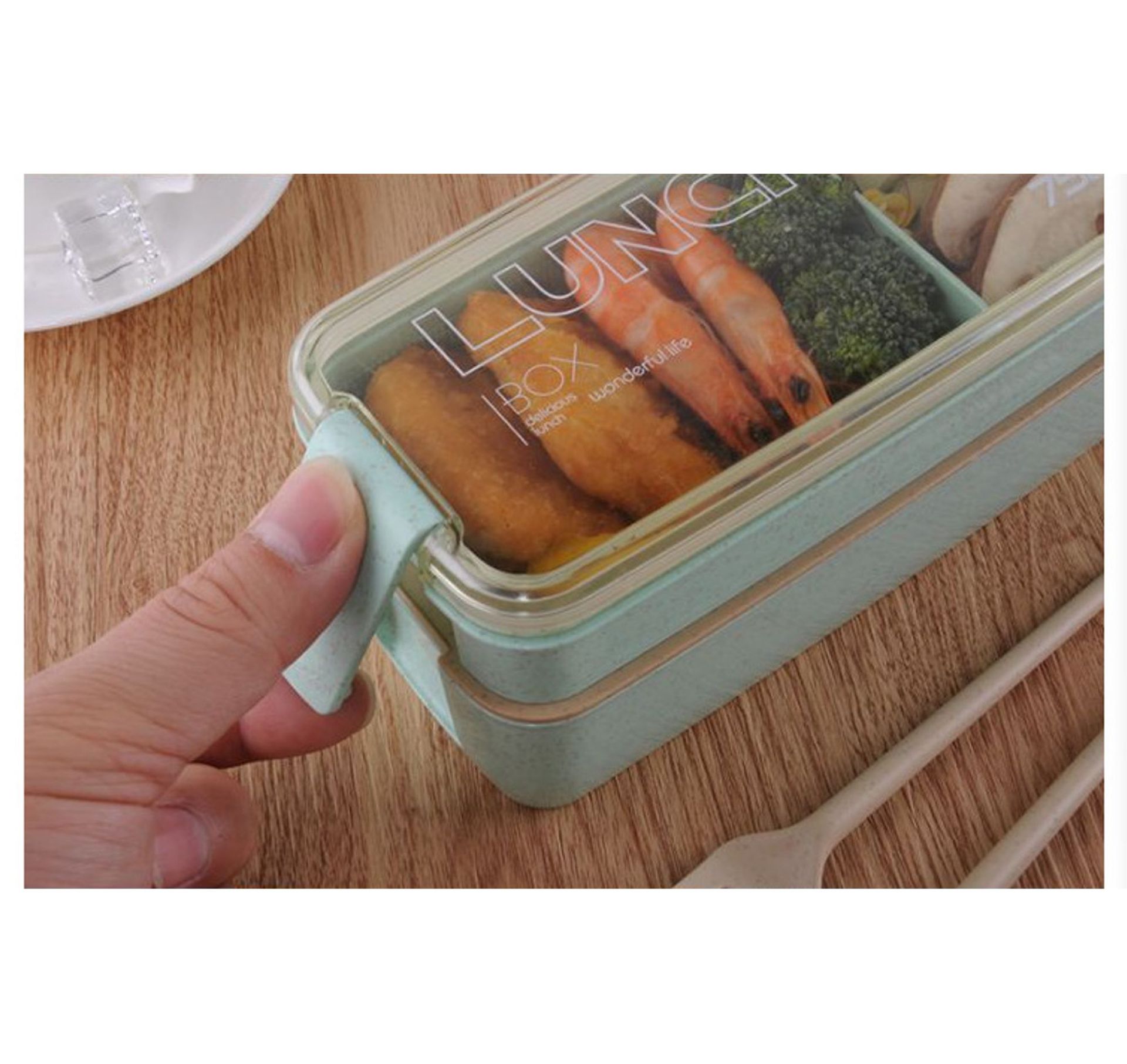 Square Double Three-Layer Wheat Straw Fiber Plastic Lunch Box Student Adult Lunch Box Tape Tableware Customization Square Double Three-Layer Wheat Straw Fiber Plastic Lunch Box Student Adult Lunch Box Tape Tableware Customization