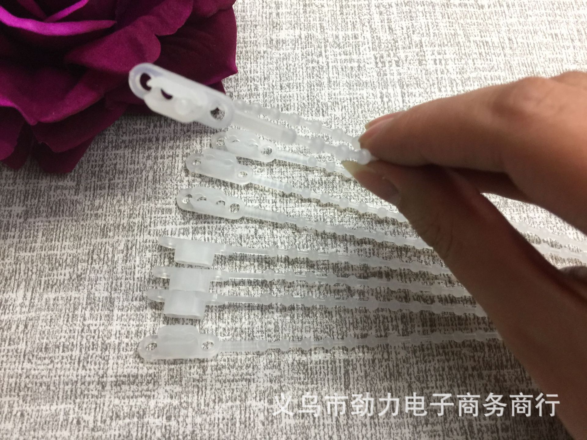 Factory Direct Sales PE Bead Ribbon Nylon Double Buckle Bead Hole Cable Tie Four-Hole Ribbon Can Be Repeated Strapping Tape Factory Direct Sales PE Bead Ribbon Nylon Double Buckle Bead Hole Cable Tie Four-Hole Ribbon Can Be Repeated Strapping Tape