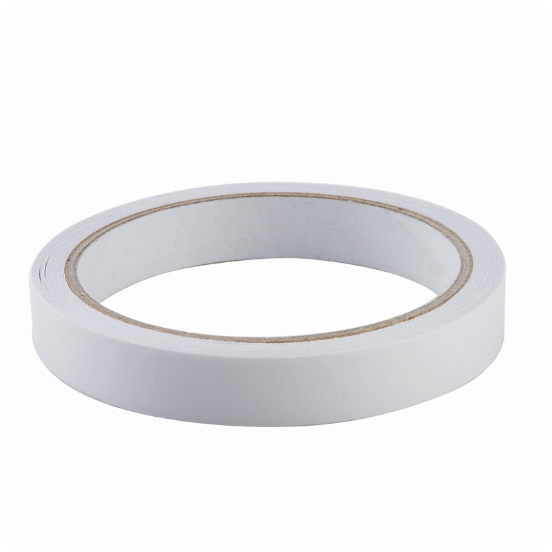 Paper Thin Double-Sided Adhesive Tape Double Spread Tearable Office School Supplies Paper Adhesive Tape White Double-Sided Adhesive Tape