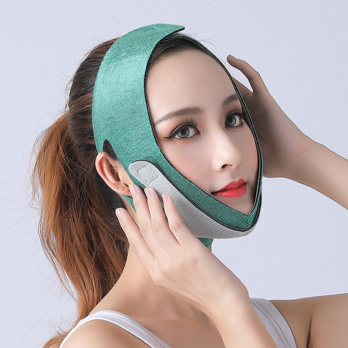 Face Lift Tape Artifact V Face with Beauty Instrument Double Chin Face Carving V-Line Massager Facial Face Massager V Face Bandage Face Lift Tape Artifact V Face with Beauty Instrument Double Chin Face Carving V-Line Massager Facial Face Massager V Face Bandage