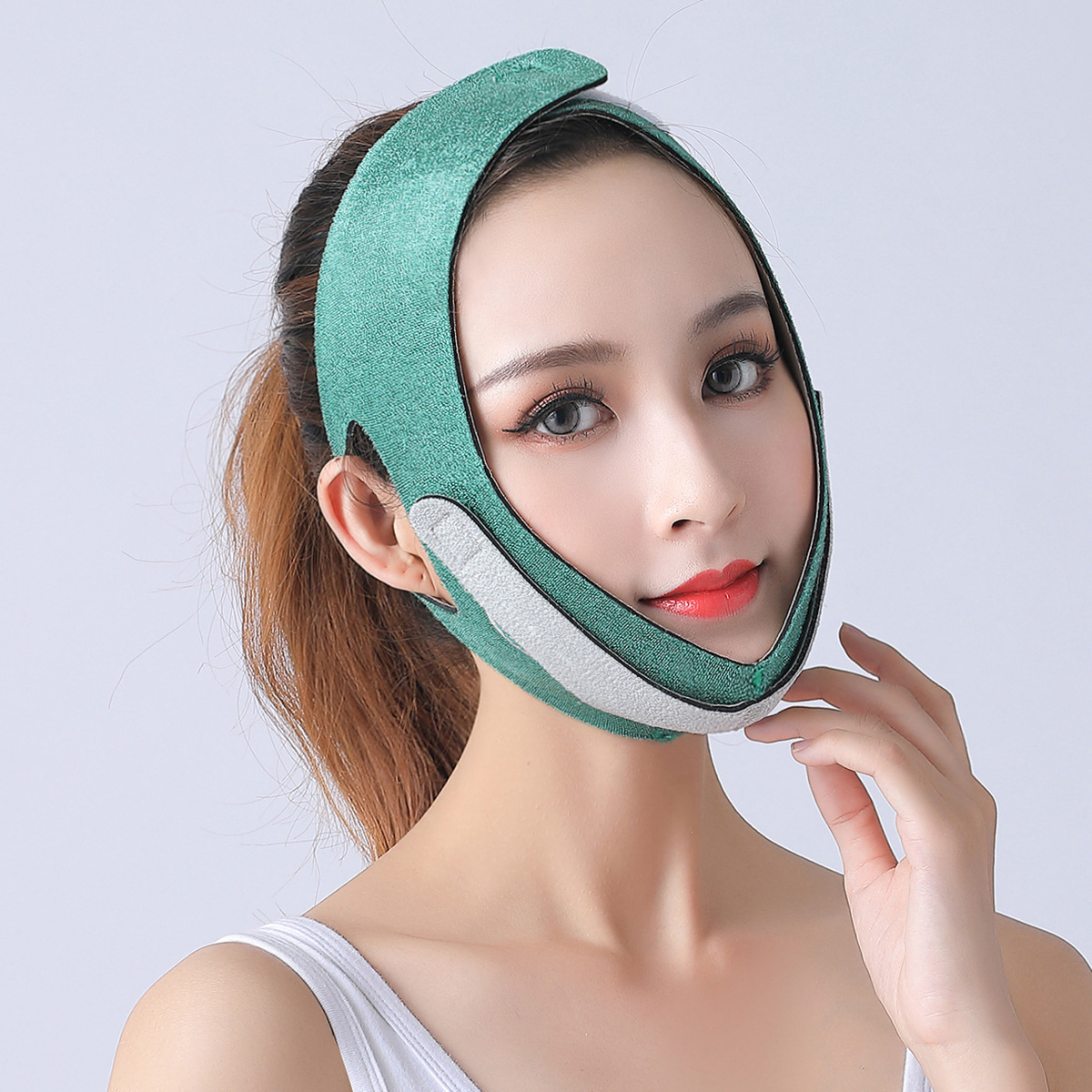 Face Lift Tape Artifact V Face with Beauty Instrument Double Chin Face Carving V-Line Massager Facial Face Massager V Face Bandage Face Lift Tape Artifact V Face with Beauty Instrument Double Chin Face Carving V-Line Massager Facial Face Massager V Face Bandage