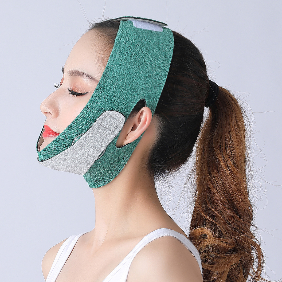 Face Lift Tape Artifact V Face with Beauty Instrument Double Chin Face Carving V-Line Massager Facial Face Massager V Face Bandage Face Lift Tape Artifact V Face with Beauty Instrument Double Chin Face Carving V-Line Massager Facial Face Massager V Face Bandage