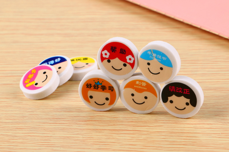 High Quality Teaching Aids Pattern Eraser Learning Stationery Cute with Words Expression Eraser Birthday Gift Pupil Prize High Quality Teaching Aids Pattern Eraser Learning Stationery Cute with Words Expression Eraser Birthday Gift Pupil Prize