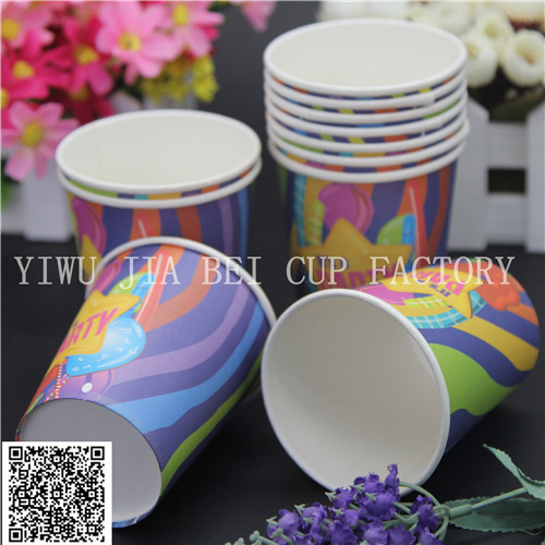 Disposable paper cup coffee cup cupcake paper cup advertising cup tea paper cup baking paper cup customized stock.