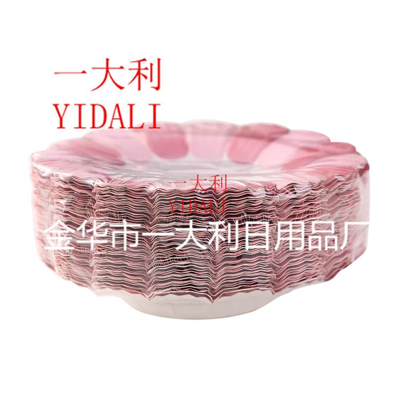 Factory direct sales of new cake paper cup petal-shaped cake cup five-color cake paper tray 13.5cm petal cup