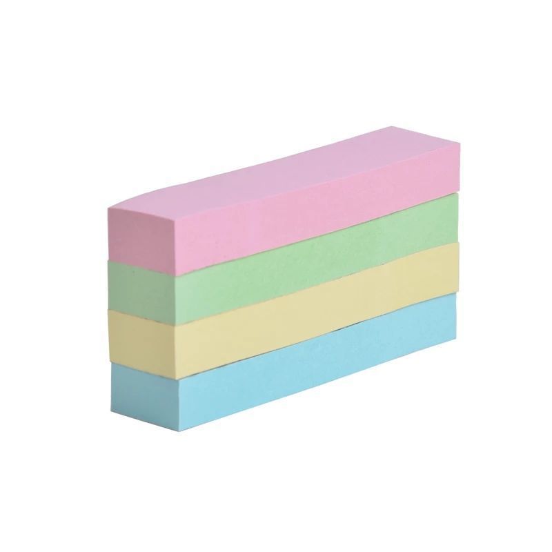 Factory Direct Supply Day Day Sticky Notes 76*19 Classified Stickers Note Paper Color Sticker 4 Slitting Note Sticker