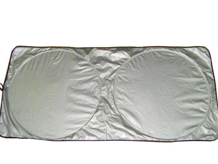 Summer sun protection polyester silver tape double ring sun block Summer sun protection polyester silver tape double ring sun block