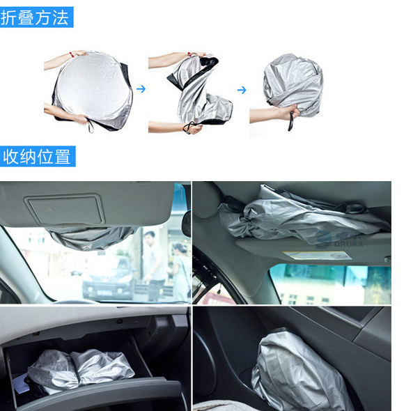 Summer sun protection polyester silver tape double ring sun block Summer sun protection polyester silver tape double ring sun block